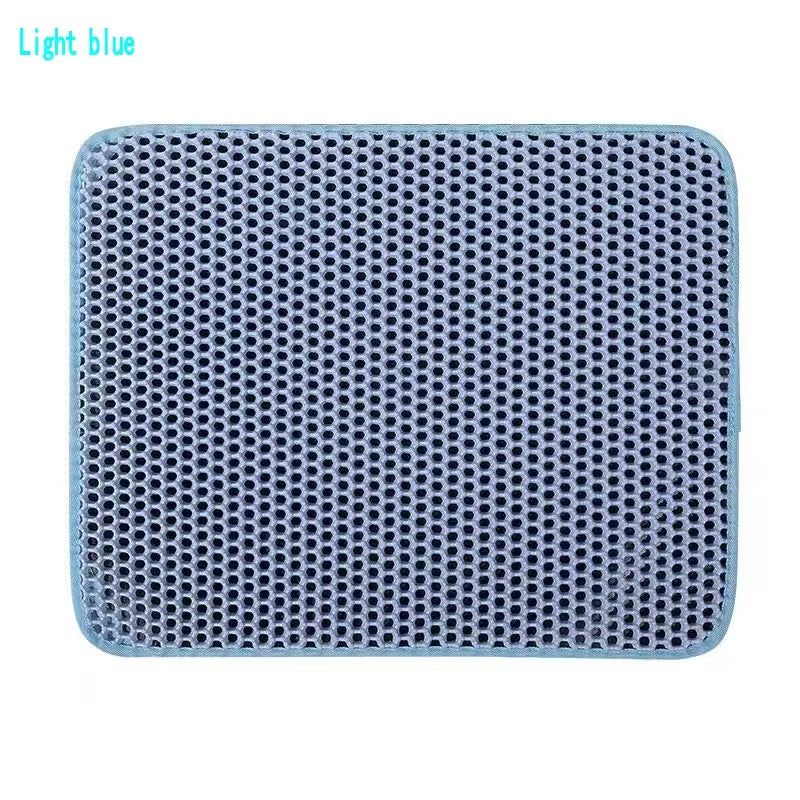 Cat Litter Mat Double Layer Pet Litter Box Waterproof Pet Mat Non-Slip Sand Cat Pad Washable Bed Mat Clean Pad Products cat products