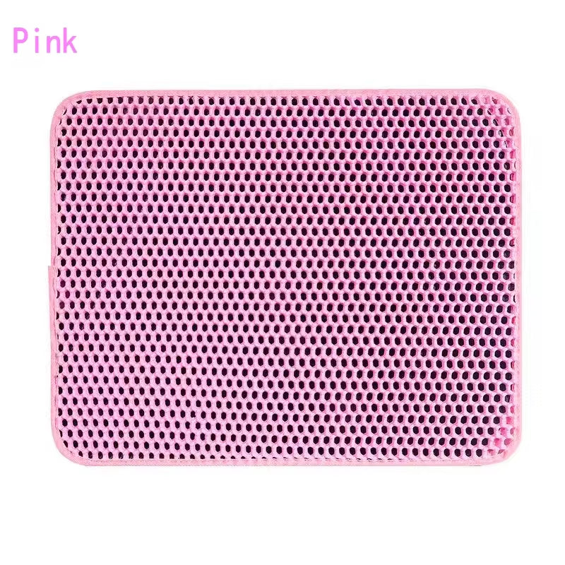 Cat Litter Mat Double Layer Pet Litter Box Waterproof Pet Mat Non-Slip Sand Cat Pad Washable Bed Mat Clean Pad Products cat products