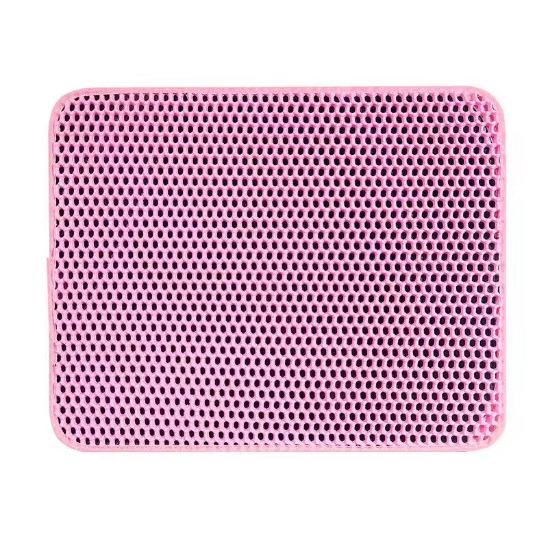 Cat Litter Mat Double Layer Pet Litter Box Waterproof Pet Mat Non-Slip Sand Cat Pad Washable Bed Mat Clean Pad Products cat products
