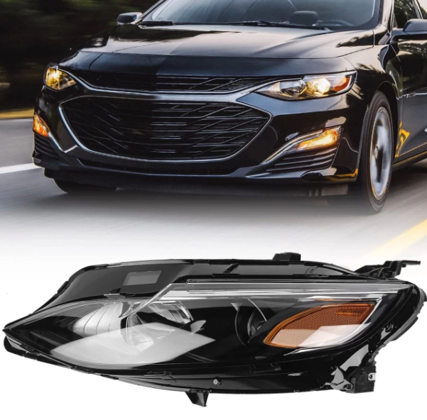 Headlights Assembly for 2019-2022 Chevy Malibu Driver Side Projector Headlamp