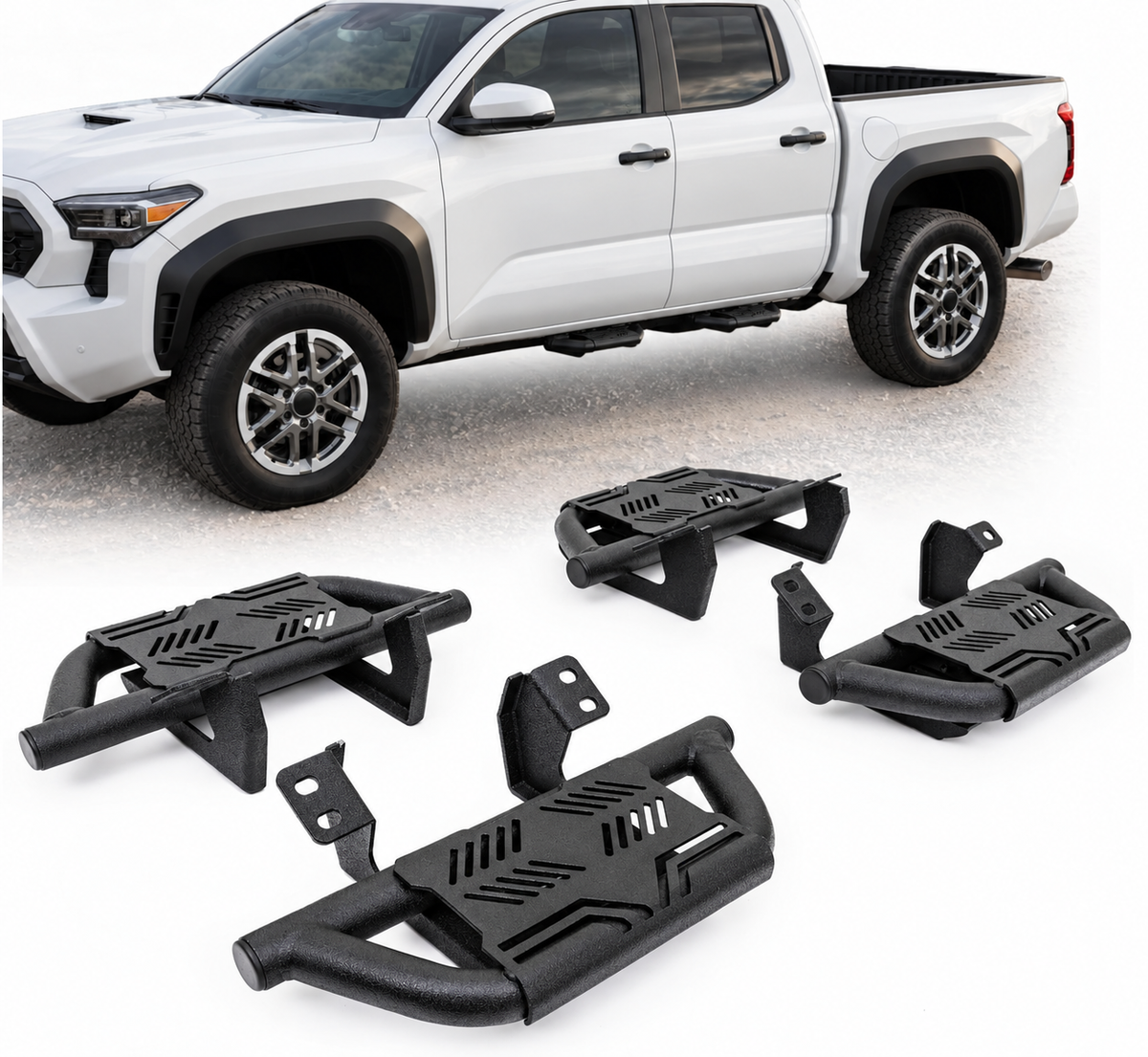 TRUMGETA Side Steps for Toyota Tacoma Double Cab 2024-2026