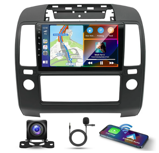 Car Stereo Nissan Navara 2006-2012 CarPlay Android Auto 9 Inch HD Touchscreen