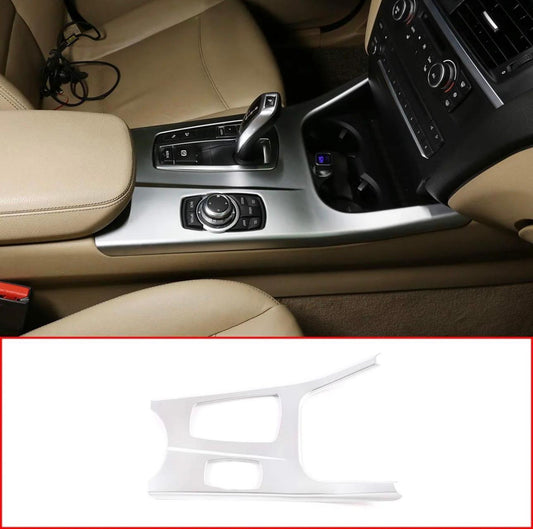 Center Console Gear Shift Trim Cover for BMW X3 F25/X4 F26 2011-2017 Silver