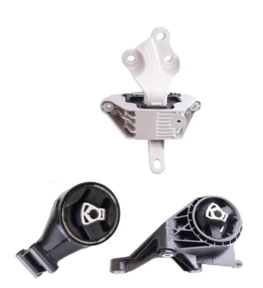 3 pcs Engine Motor Mount for Chevrolet Cruze 2010-2016 1.4L Automatic Trans.
