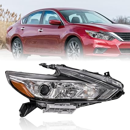 Halogen Headlight Assembly Right Side for Nissan Altima 2016-2018