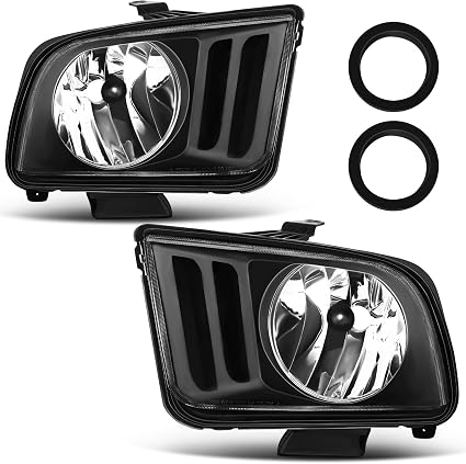 ELH Headlight Assembly L/R Side for Ford Mustang 2005–2009