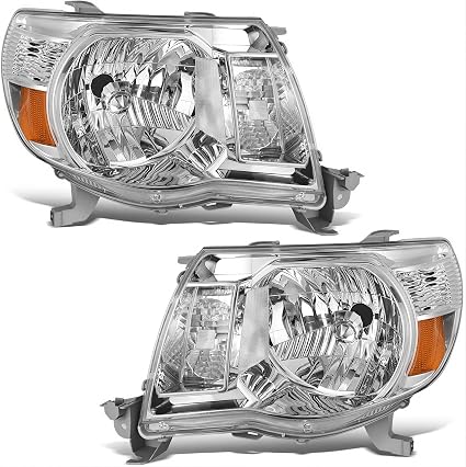 Headlight Assembly L/R Side Compatible with Toyota Tacoma 2005–2011