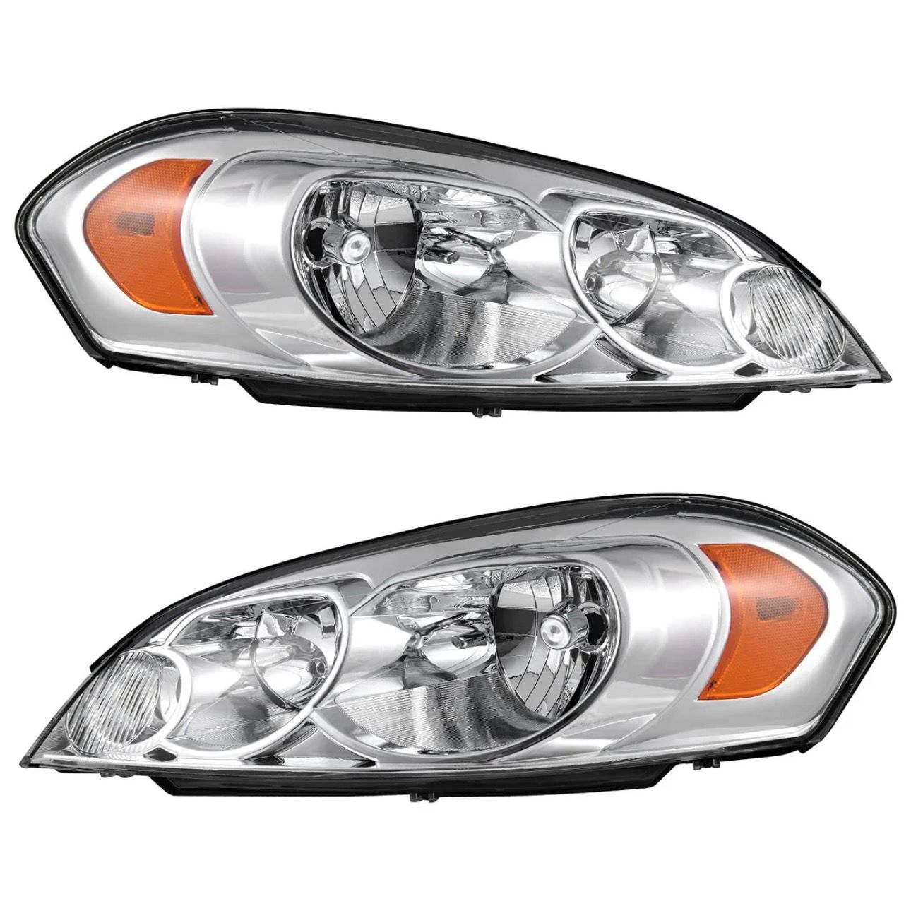 Headlights Assembly Pair for Chevy Impala 2006-2016 & Monte Carlo 2006-2007 Left/Right Side