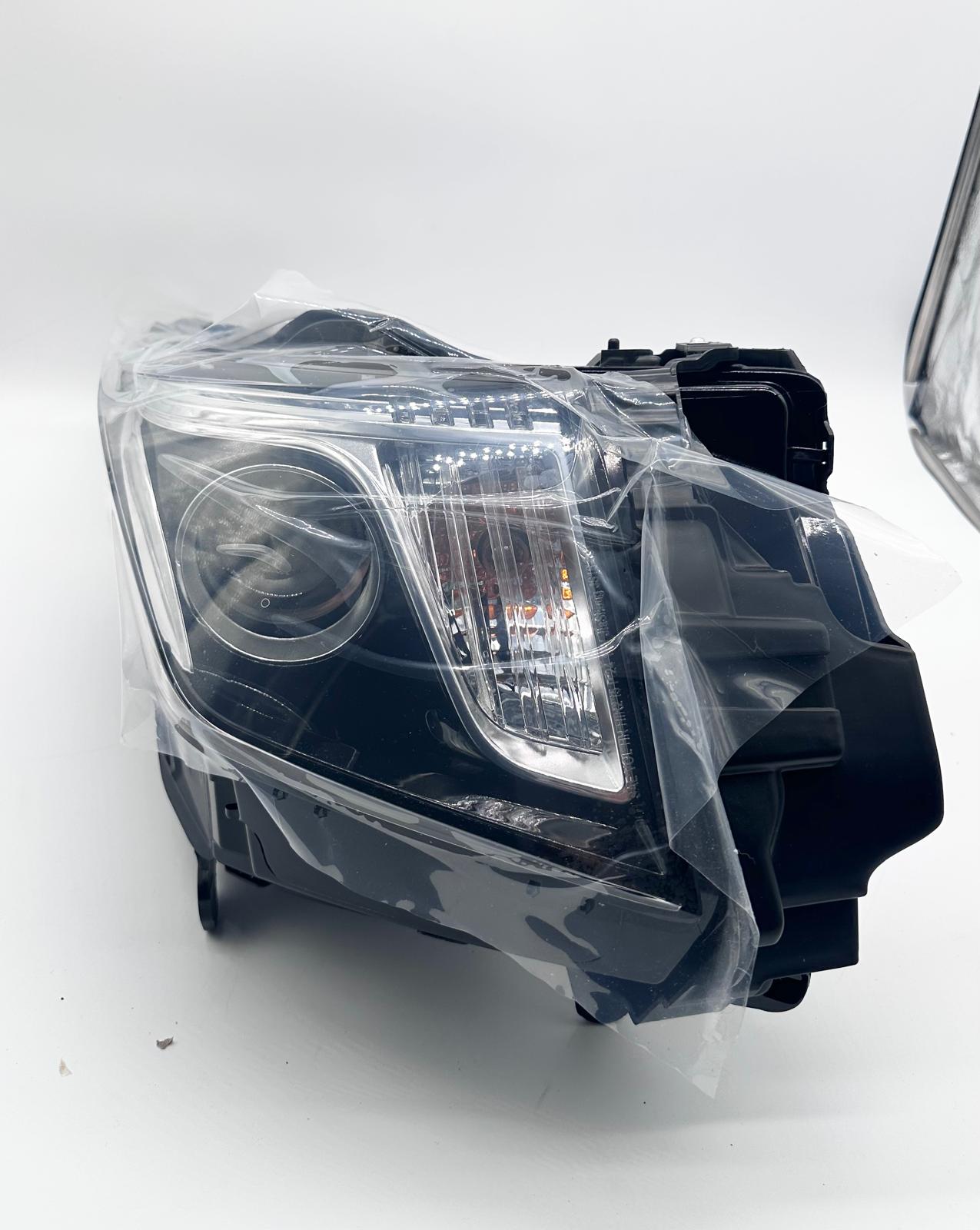 Headlights Assembly Set for Cadillac ATS 2013-2018 Driver/Passenger Side Halogen Chrome