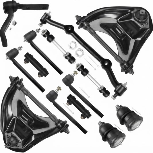 SCITOO 14 Piece RWD Suspension Kit for Chevy S10 96-03 Blazer 96-05 GMC Sonoma Jimmy Isuzu Hombre