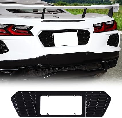 Rear License Frame Compatible with Chevrolet Corvette C8 2020–2026