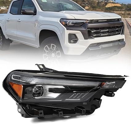 Right LED Headlight Assembly for Chevy Colorado ZR2 Z71 2023-2025 Passenger Side